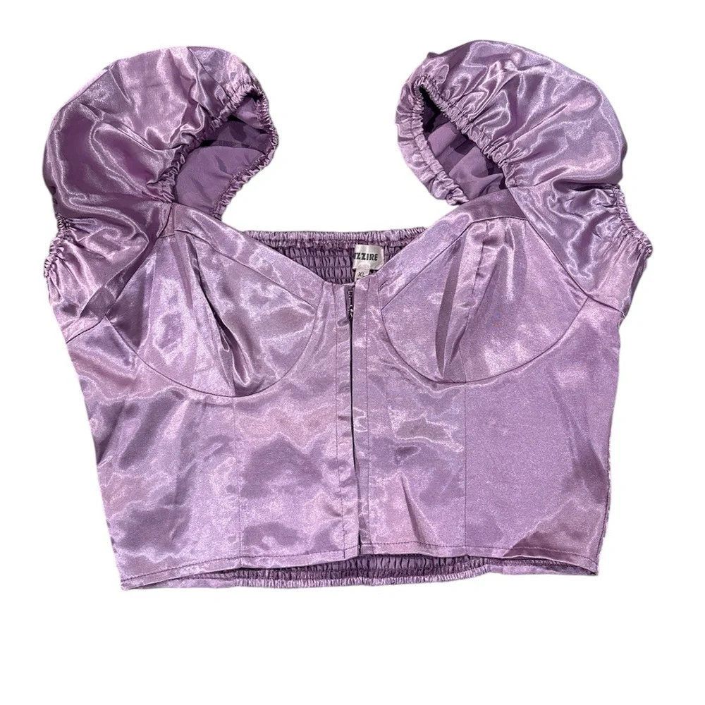 Dizzire corset style crop top size XL